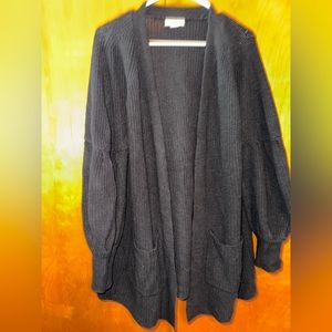 I'm Not Used To This Cardigan, black